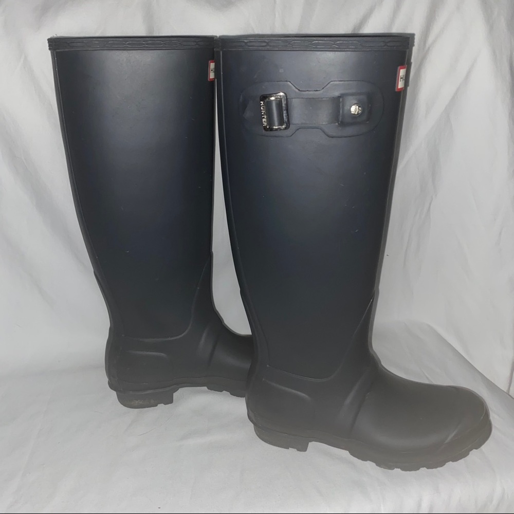 Original Hunter Gray Tall Rain Boots - Picture 5 of 9